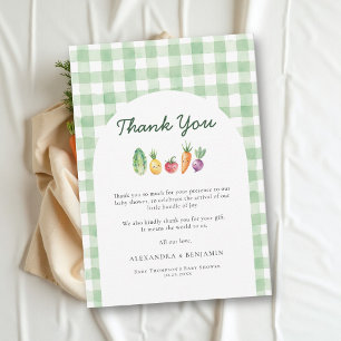 Carte De Remerciements Petite Pousse Douce Production Aquarelle Baby Show