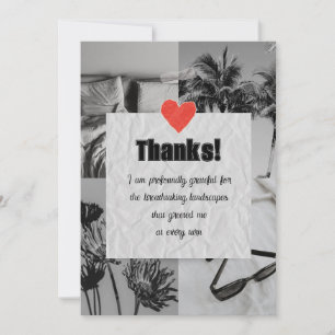 Carte de remerciements - Petites entreprises -