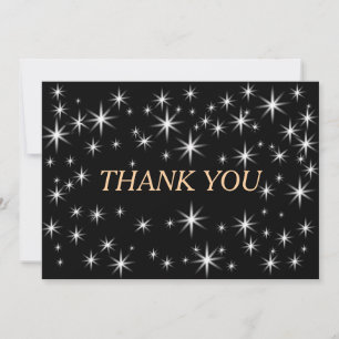 Carte De Remerciements petites étoiles