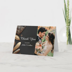 Carte De Remerciements Photo African Ghana Traditional Nigeria Mariage