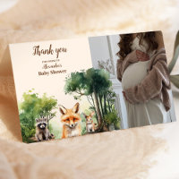 Photo Baby shower d'animaux de bois