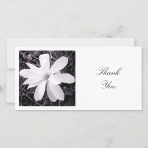 Carte De Remerciements Photo carré - Magnolia