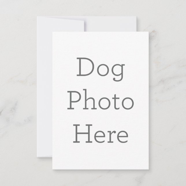 Carte de remerciements simple 8.9 cm x 12.7 cm (Devant)