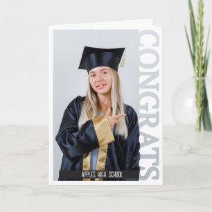Carte De Remerciements Photo de félicitations pour la réussite de l'exame