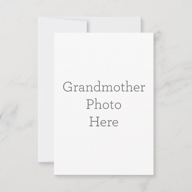 Carte de remerciements simple 8.9 cm x 12.7 cm (Devant)