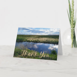 Carte de remerciements photo Malheur NWR