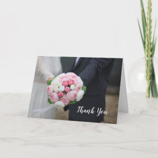Carte de remerciements photo mariage