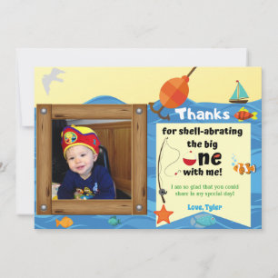 Carte de remerciements photo O-Fish-ally