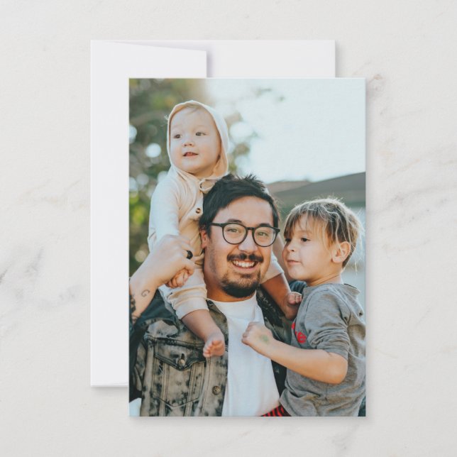 Carte De Remerciements Photo personnalisée (Devant)