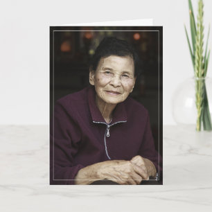 Carte De Remerciements Photo personnalisée Bereavthy Sympathy Memorial Fu