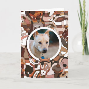 Carte De Remerciements Photo personnalisée de votre chien de merveille