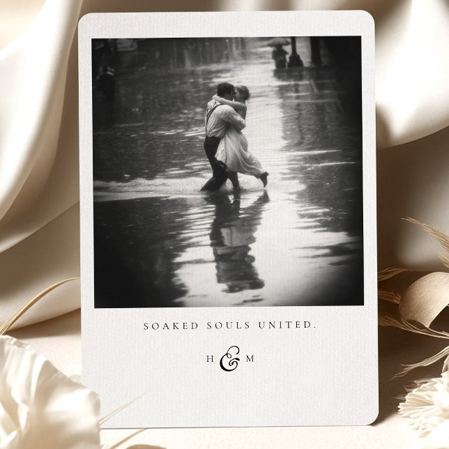 carte de remerciements photo "Soaked Souls United" (Créateur téléchargé)