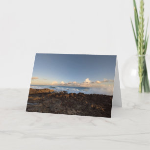 Carte De Remerciements Photographie de paysage naturel hawaïen