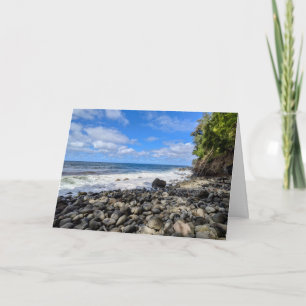 Carte De Remerciements Photographie de paysage naturel hawaïen