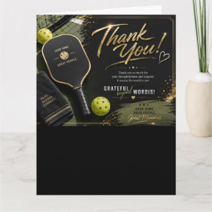 Carte De Remerciements Pickleball