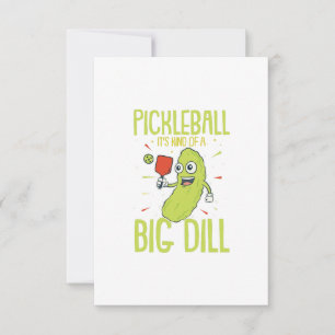 Carte De Remerciements Pickleball C'est un peu un cadeau pour un jeu de r