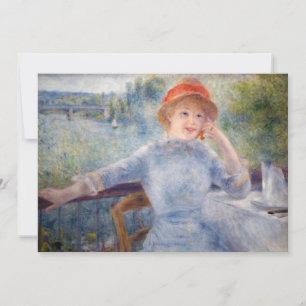 Carte De Remerciements Pierre Auguste Renoir - Alphonsine Fournaise