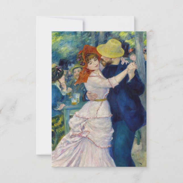 Carte De Remerciements Pierre-Auguste Renoir - Danse à Bougival (Devant)