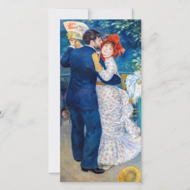 Carte De Remerciements Pierre-Auguste Renoir - Danse country (Devant)
