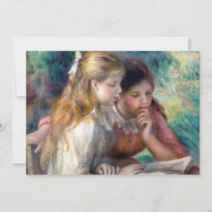 Carte De Remerciements Pierre-Auguste Renoir - La Lecture
