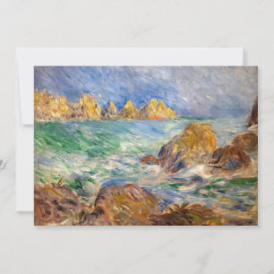 Carte De Remerciements Pierre-Auguste Renoir - Marine, Guernesey