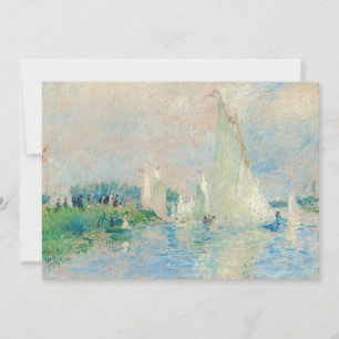 Carte De Remerciements Pierre-Auguste Renoir - Régate à Argenteuil