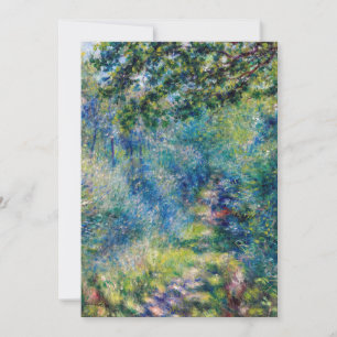 Carte De Remerciements Pierre-Auguste Renoir - Sentier dans la forêt
