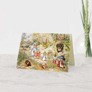 Carte De Remerciements Pierre le lapin