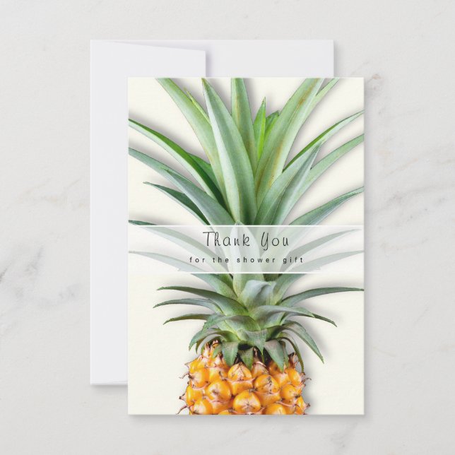 Carte De Remerciements Pineapple (Devant)