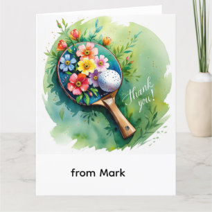 Carte De Remerciements Ping