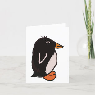 Carte De Remerciements Pingouin
