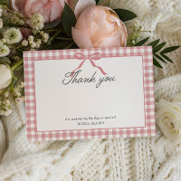 Pink En vichy Plaid 1er anniversaire
