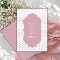 Pink Polkadot Shabby Chic Vintage