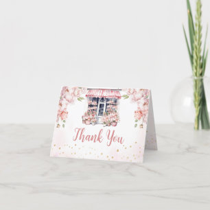 Carte De Remerciements Pink She's Off The Market Fête des mariées Folded