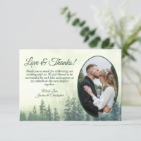 Pins de Montagne Vert Arbres Rustiques Mariage Pho