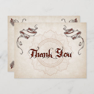 Carte De Remerciements Pirate Treasure Mariage