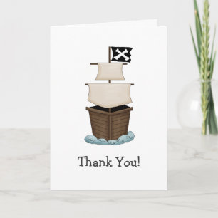 Carte De Remerciements Pirates · Navire pirate