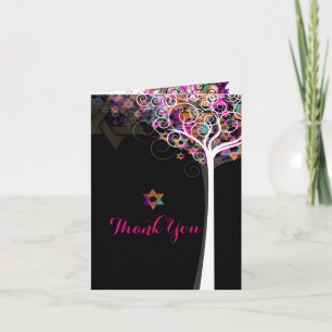 Carte De Remerciements PixDezines arbre de vie/merci/DIYbackground