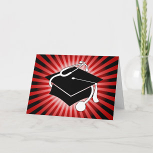 Carte De Remerciements plafonnement de graduation médicale d'éclatement d
