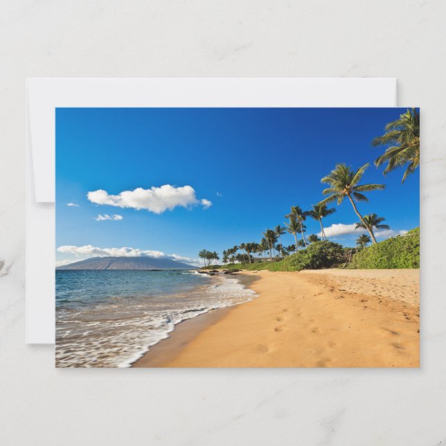 Carte De Remerciements Plages tropicales | Wailea, Maui, Hawaii (Devant)