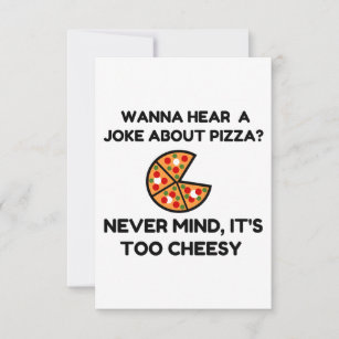 Carte De Remerciements Plaisanterie de pizza