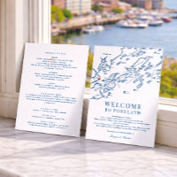 Plan de mariage de bienvenue à Portland dans le Ma