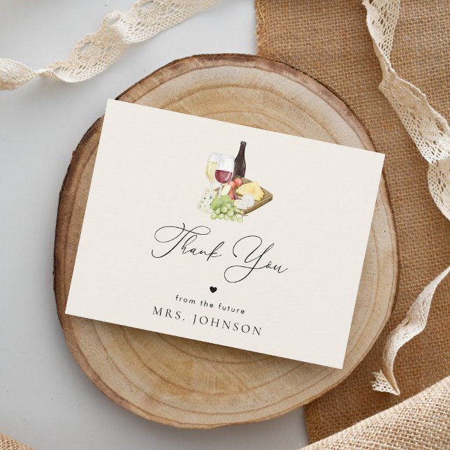 Carte De Remerciements Planche de charcuterie et de fromage de remercieme (Créateur téléchargé)