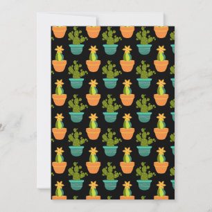 Carte De Remerciements Plante de cactus mexicain Cinco de Mayo Fête Jardi
