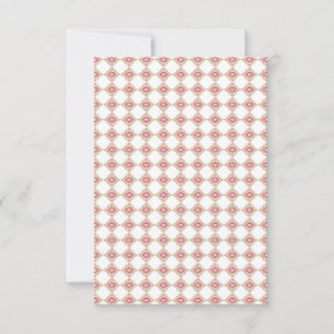 Carte de remerciements plat