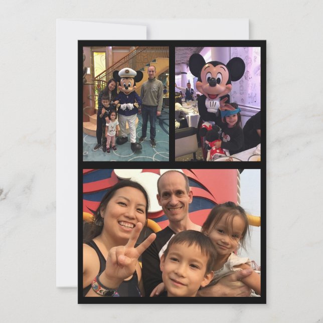 Carte de remerciements plat (Devant)