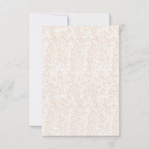 Carte de remerciements plat