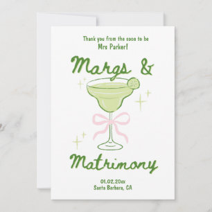 Carte de remerciements plat