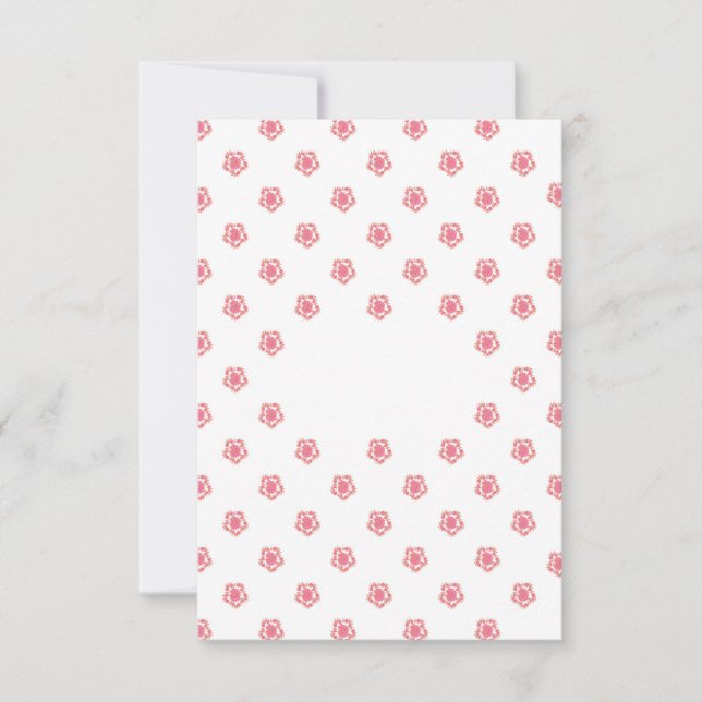 Carte de remerciements plat (Devant)