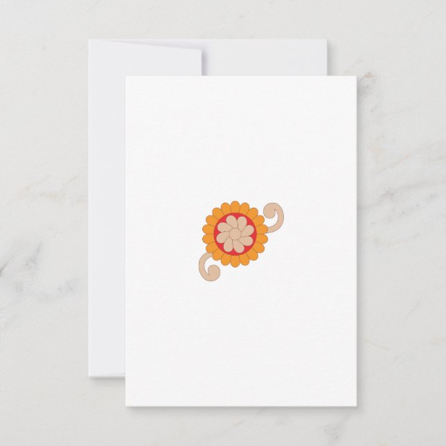 Carte de remerciements plat (Devant)